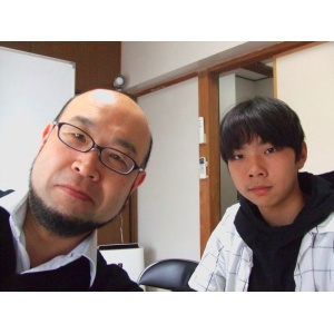 with student (foto con alumno)